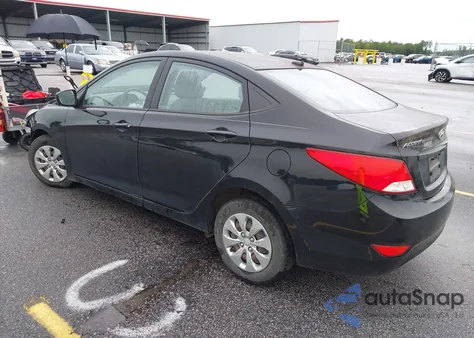 2017 Hyundai Accent Se from USA, damaged, VIN KMHCT4AEXHU333991
